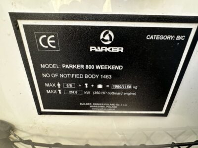 Parker 800 Weekend 21 Motorboat Yacht Parker 800 Weekend 2016